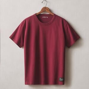 NWOT American Giant Everest Ultra Heavyweight Cotton Tee Shirt Large Red